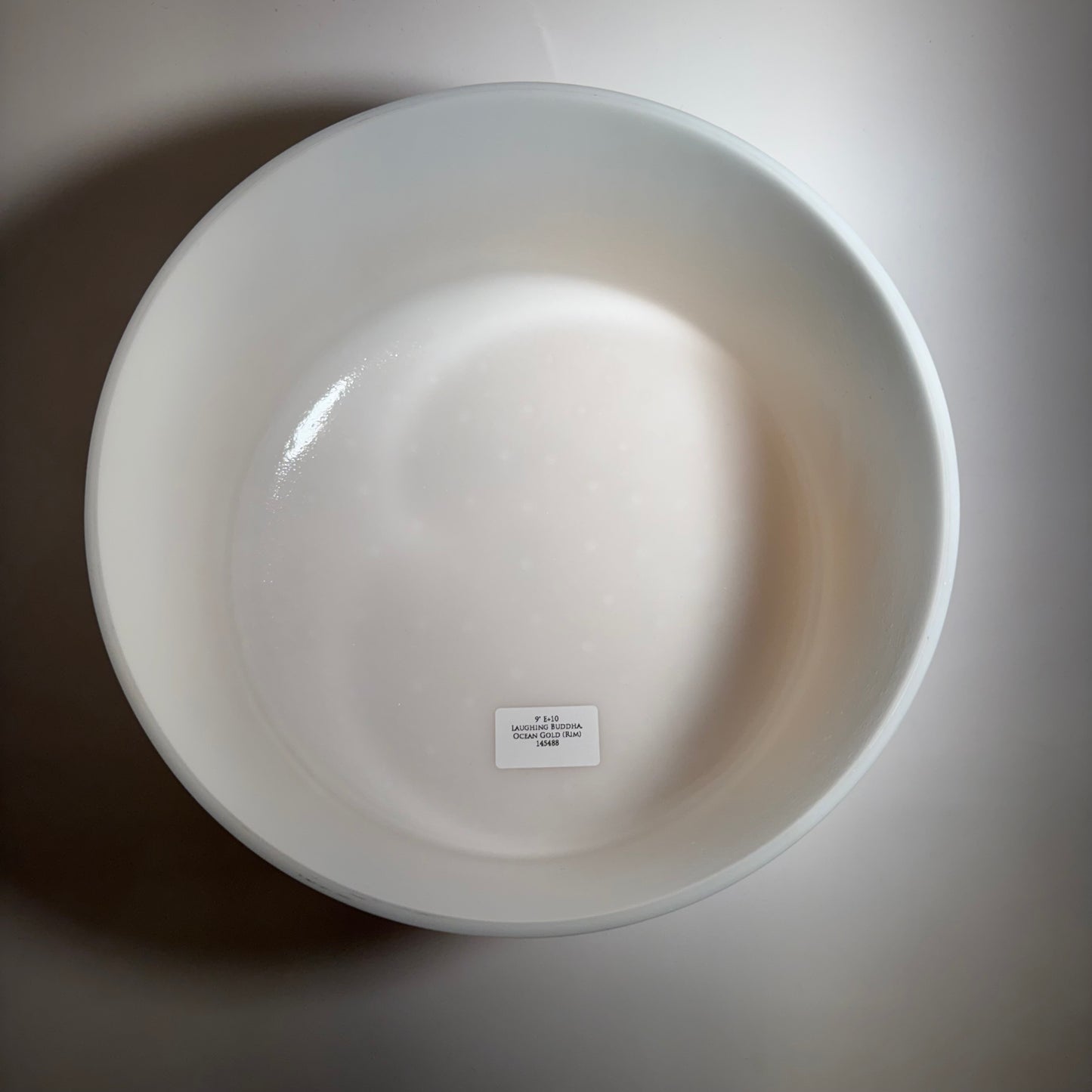 9" E+10 LAUGHING BUDDHA, OCEAN GOLD RIM