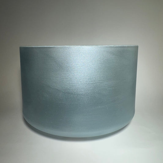 9" C#0 DEAD SEA SALT, GREEN HEART AURA GOLD FROSTED