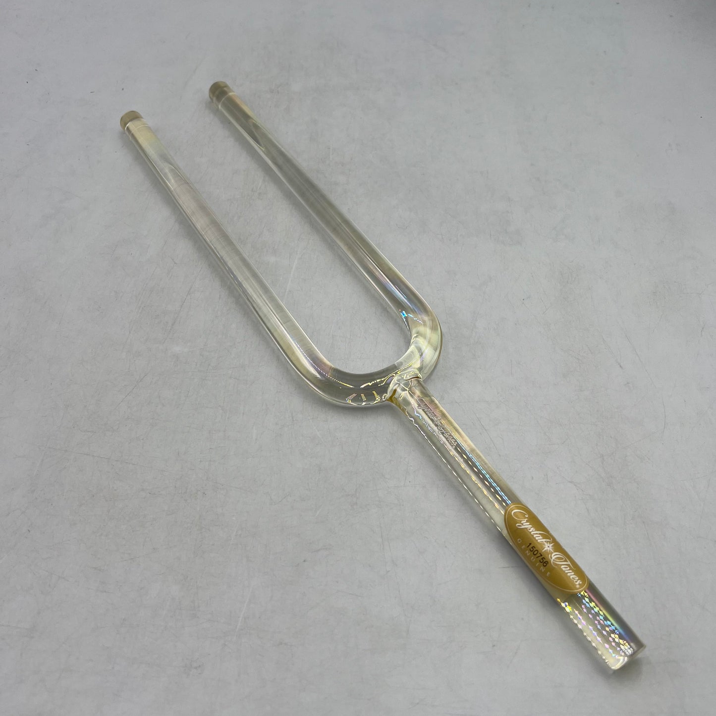 11" D+5 LEMON AURA GOLD TUNING FORK