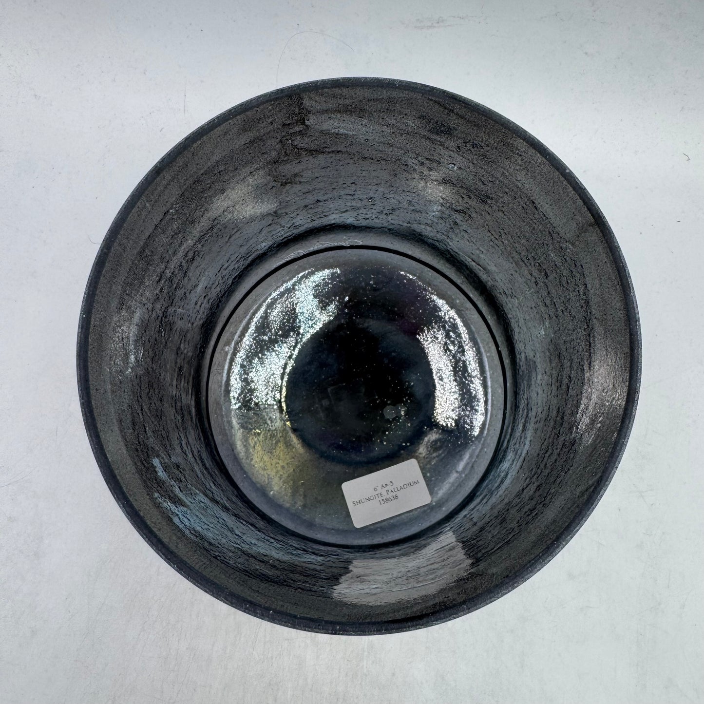 6" A#-5 LEMURIAN SEED, SHUNGITE