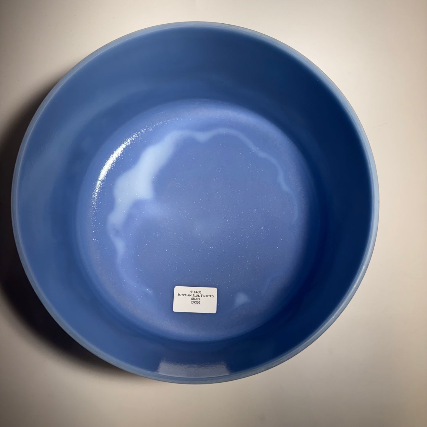 9" F#-35 EGYPTIAN BLUE, FROSTED (BASE)