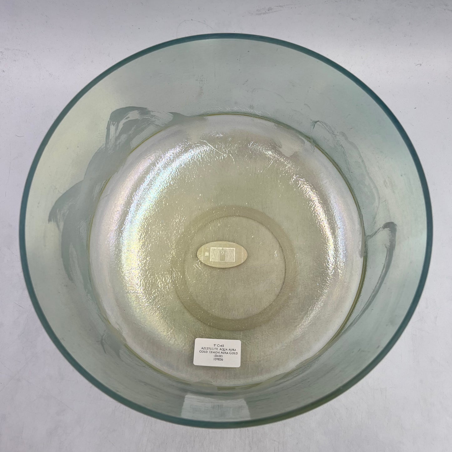 9" C+45 AZEZTULITE, LEMON AURA GOLD, AQUA AURA GOLD