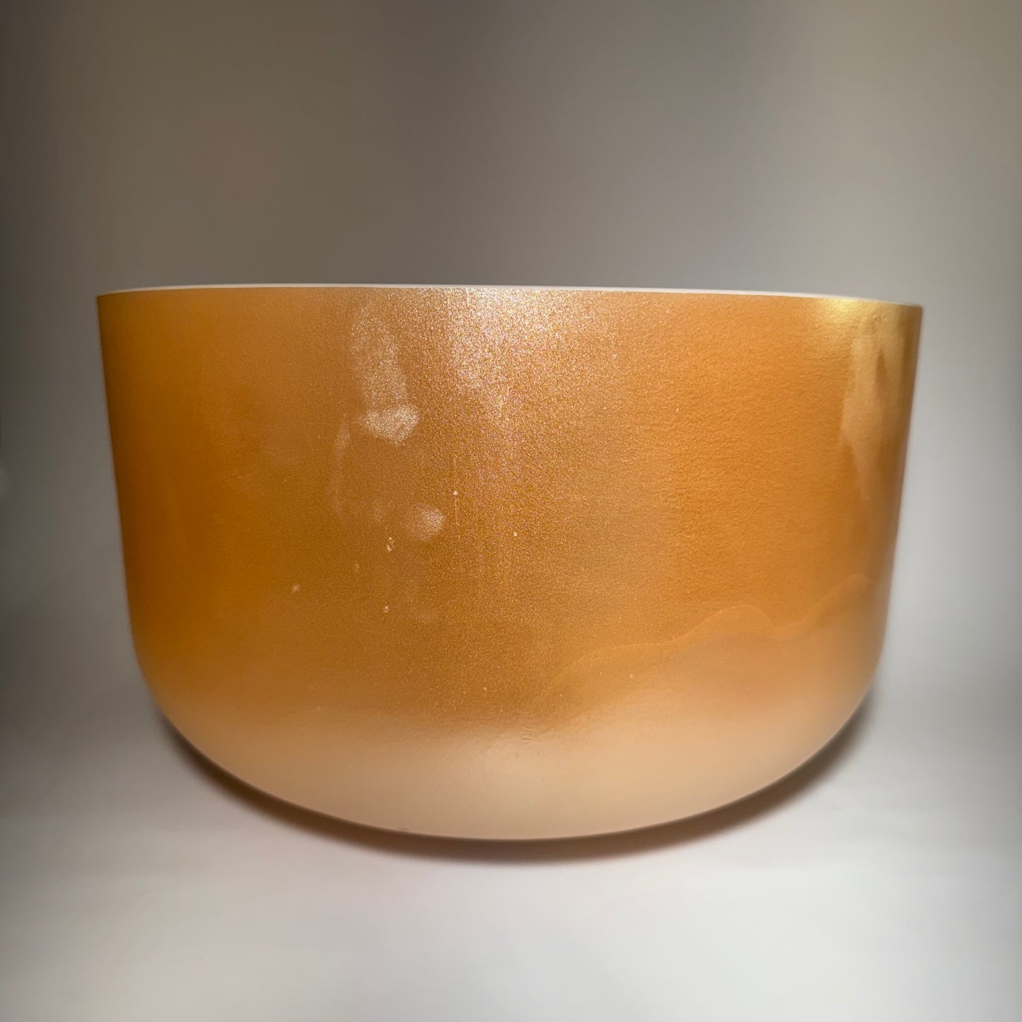 12" F+45 LAUGHING BUDDHA, FROSTED RIM INSIDE