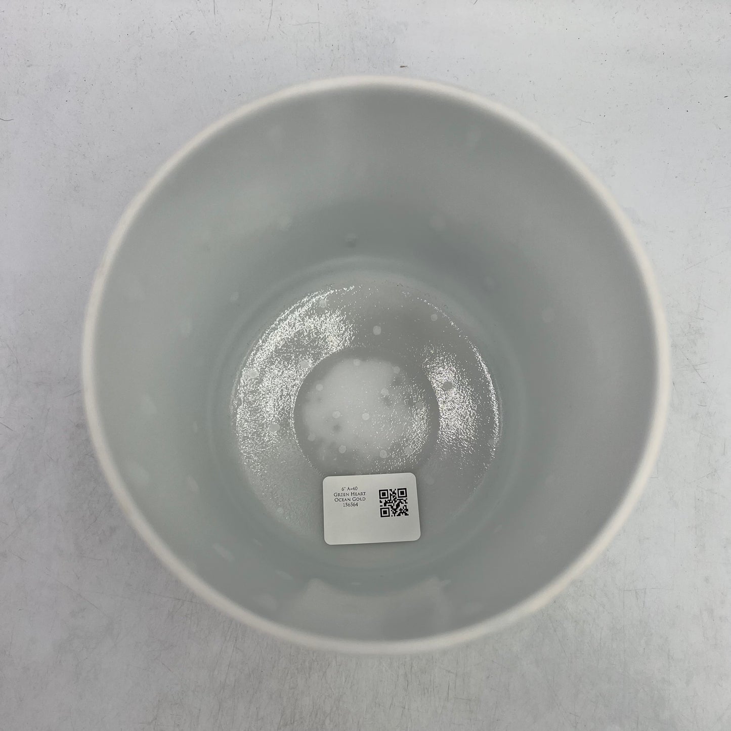 6" A+40 GREEN HEART OCEAN GOLD