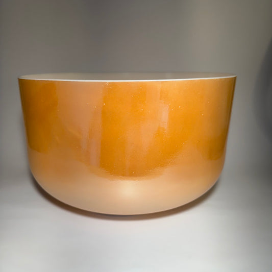 12" G#-15 LAUGHING BUDDHA, FROSTED RIM INSIDE