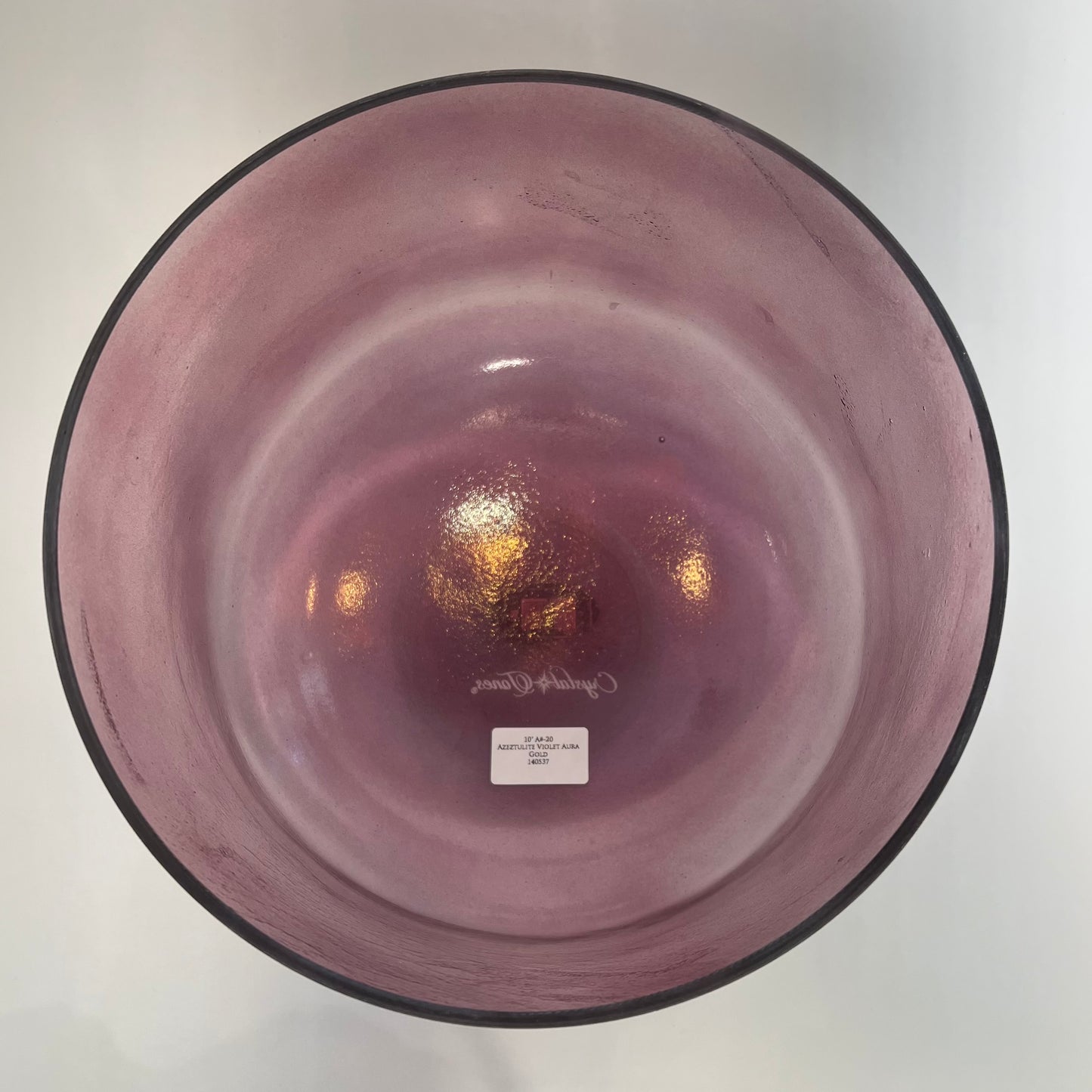 10" A#-20 AZEZTULITE VIOLET AURA GOLD