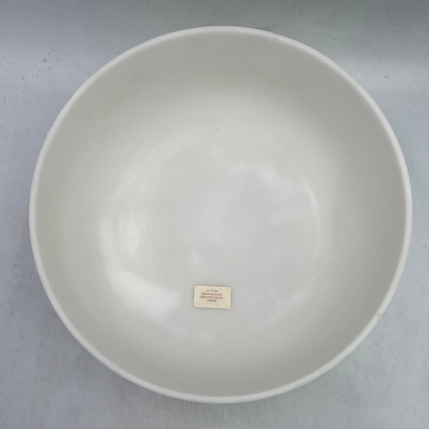 12" C-40 Grandfather Frosted Inside