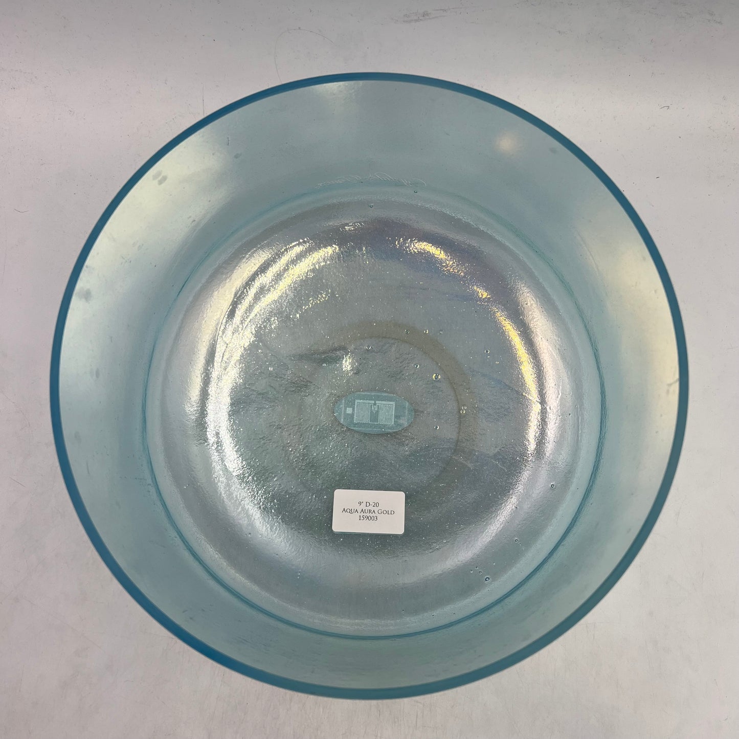 9" D-20 AQUA AURA GOLD