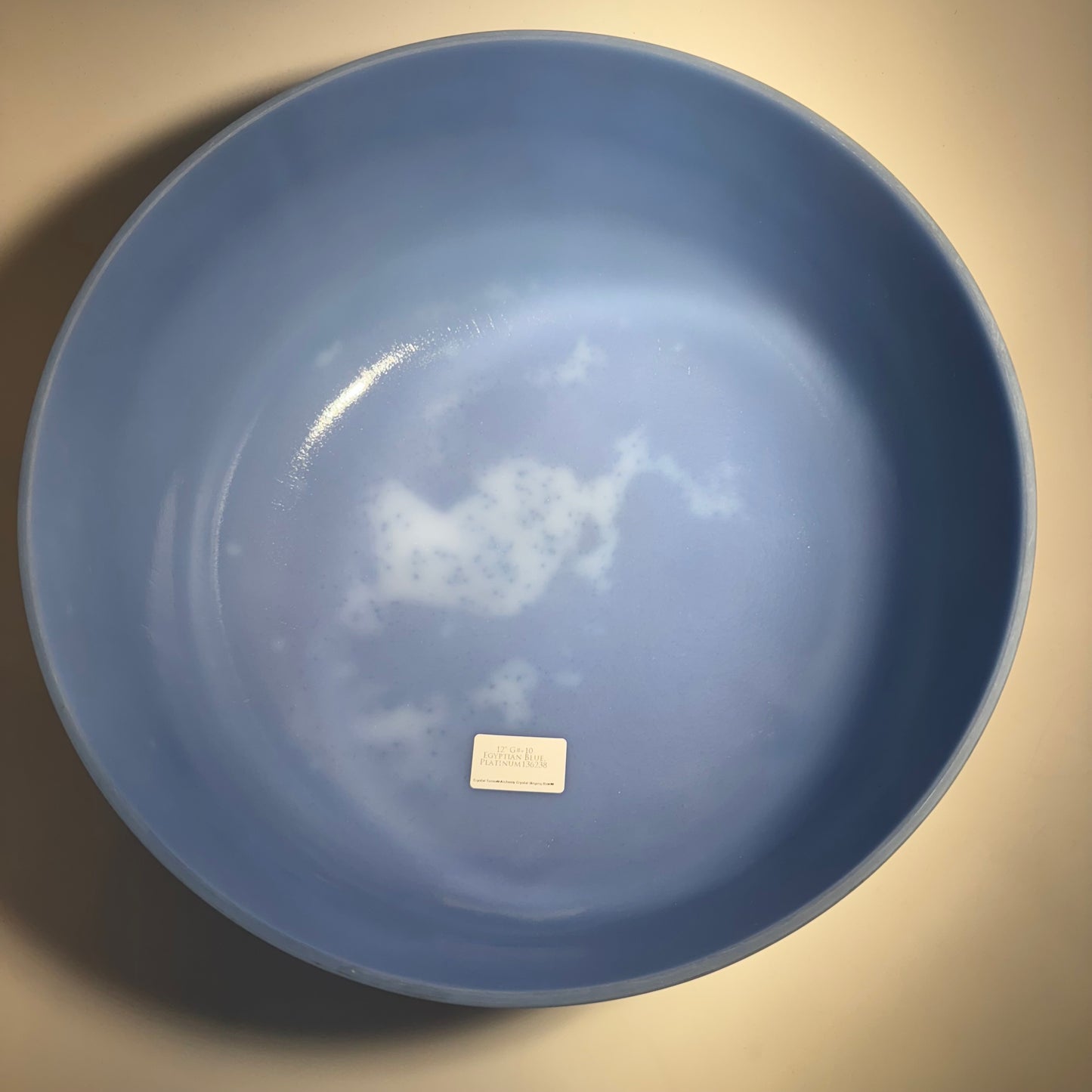 12" G#+10 EGYPTIAN BLUE, PLATINUM BOWL
