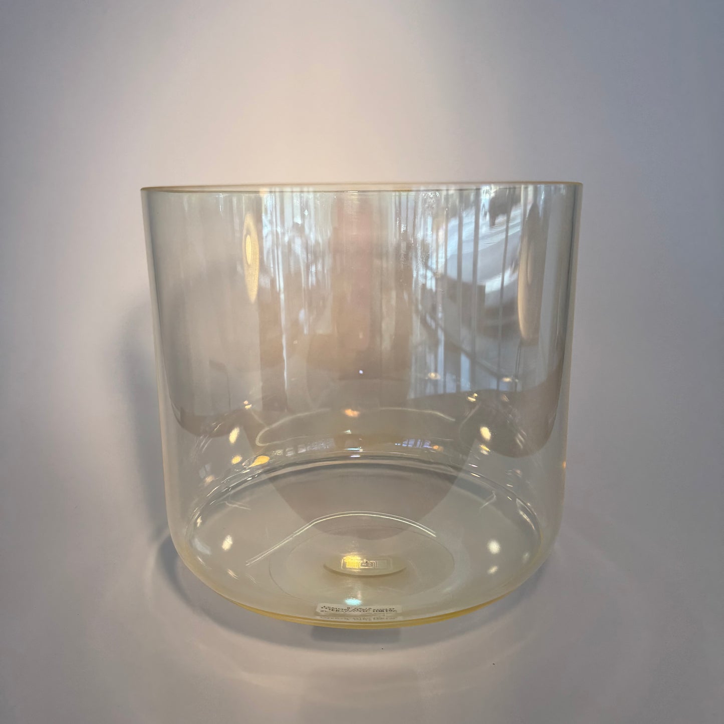 8" C#-15 Lemon Aura Gold Therapeutic Bowl