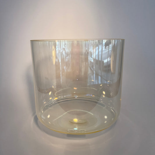 8" C#-15  Lemon Aura Gold Therapeutic Bowl