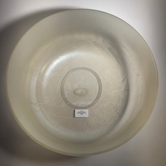 12"  A0 SMOKEY QUARTZ FROSTED RIM INSIDE