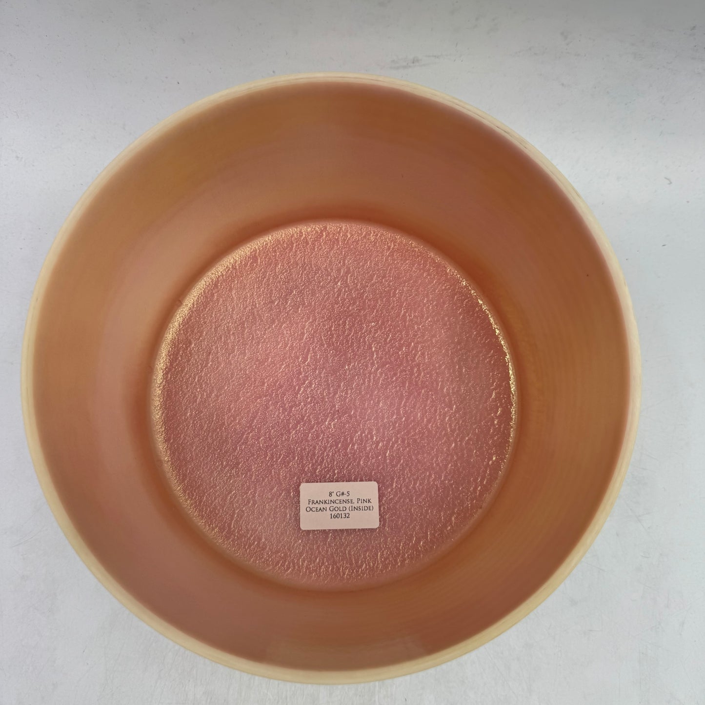 8" G#-5 FRANKINCENSE, PINK OCEAN GOLD (INSIDE)