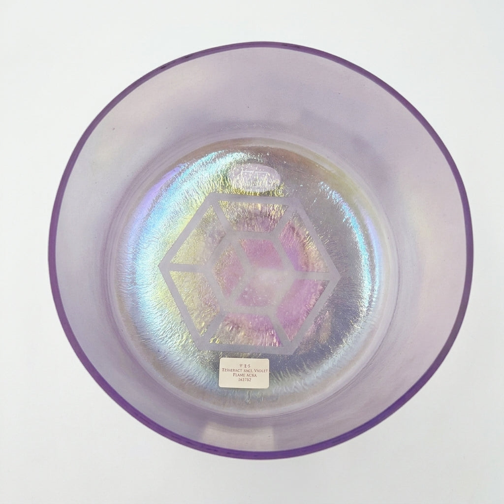 9" E-5 Tesseract Salt, Violet Flame Aura