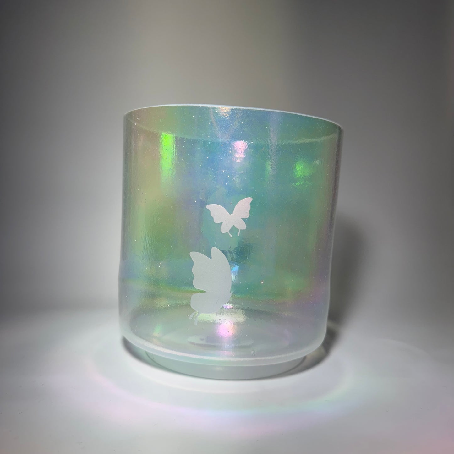 6" A-5 PLATINUM W/ SMALL ETCHED BUTTERFLIES