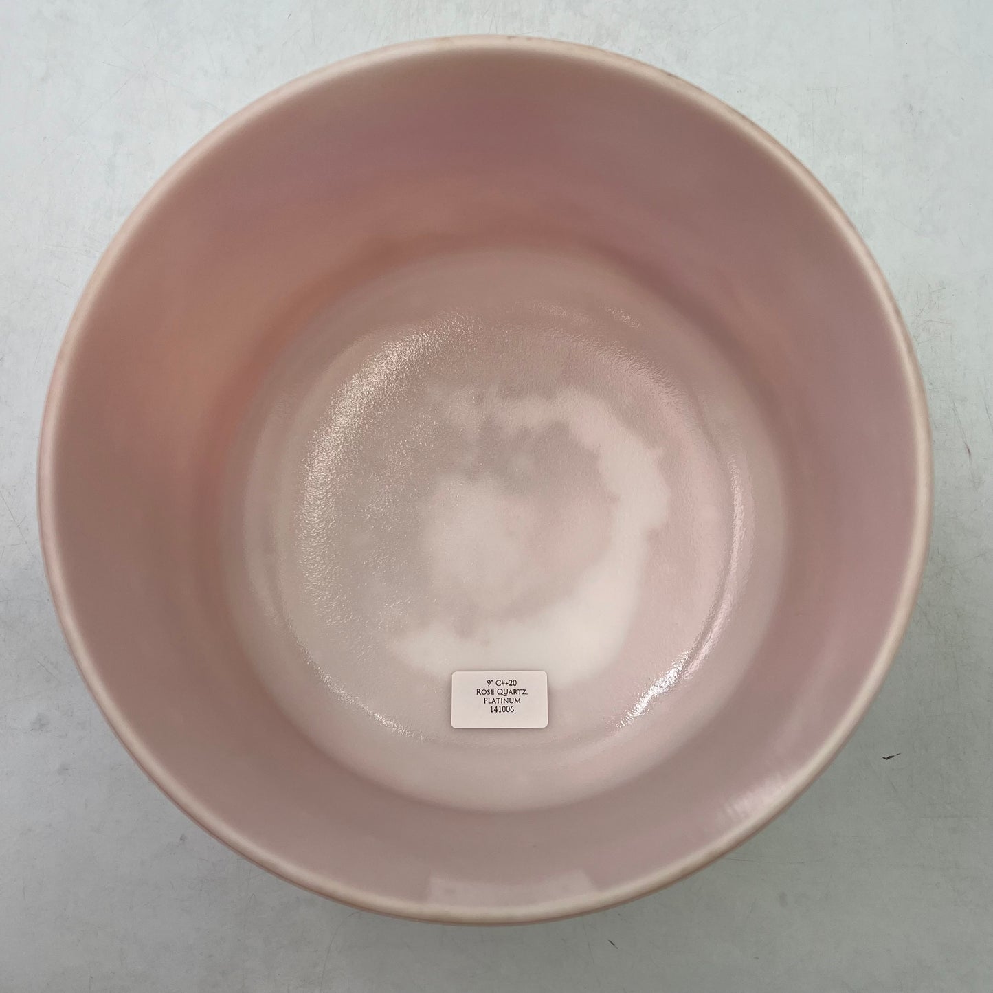 9" C#+20 ROSE QUARTZ, PLATINUM