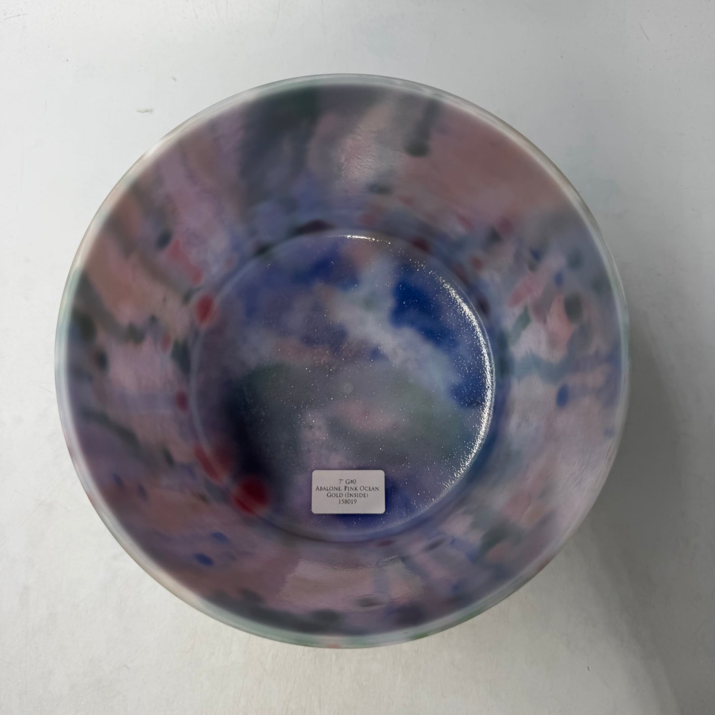 7" G#0 ABALONE, PINK OCEAN GOLD (INSIDE)