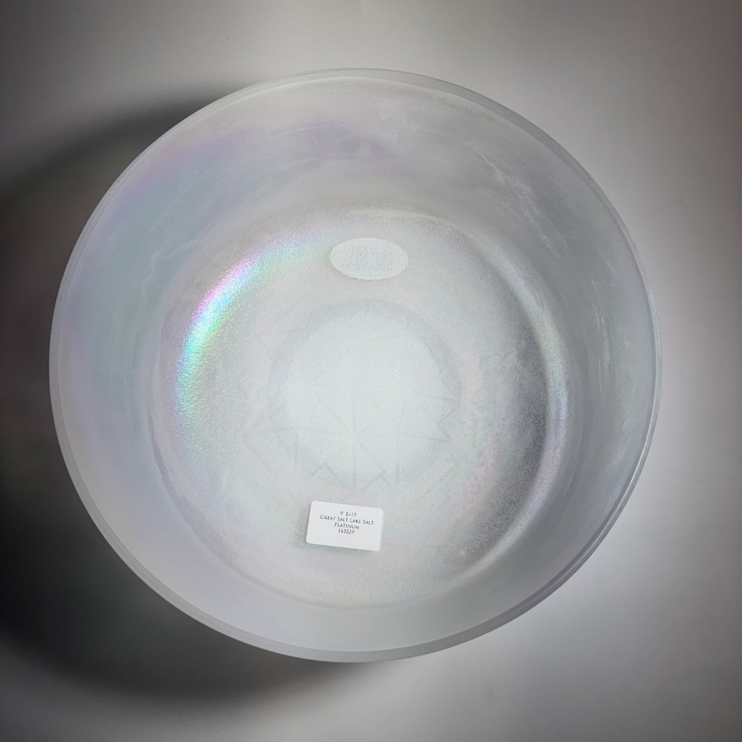 9" E+15 GREAT SALT LAKE SALT,  PLATINUM