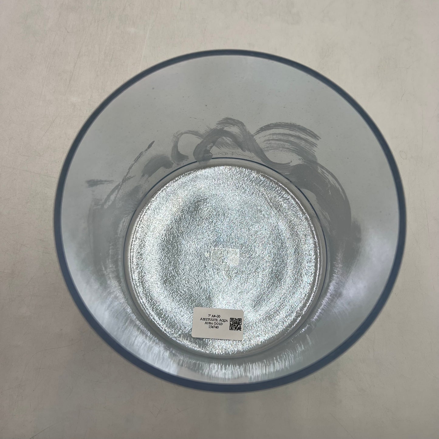 7" A#+20 AZEZTULITE, AQUA AURA GOLD