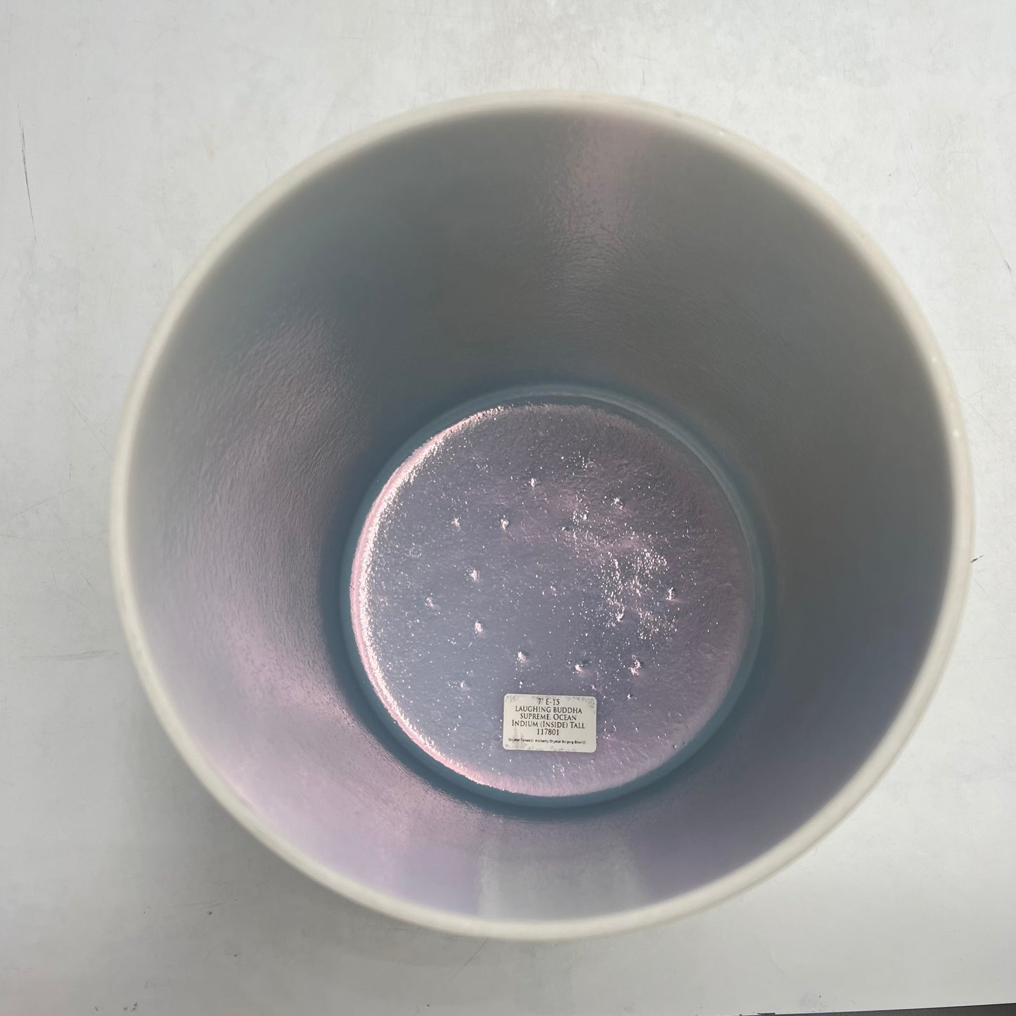 7” E-15 LAUGHING BUDDHA SUPREME, OCEAN INDIUM (INSIDE) TALL