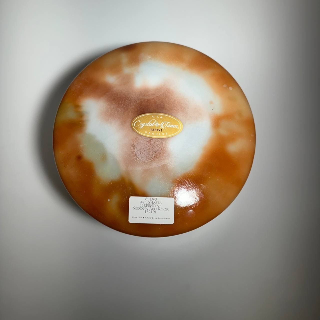 8" D#0 MT.SHASTA SERPENTINE, SEDONA RED ROCK
