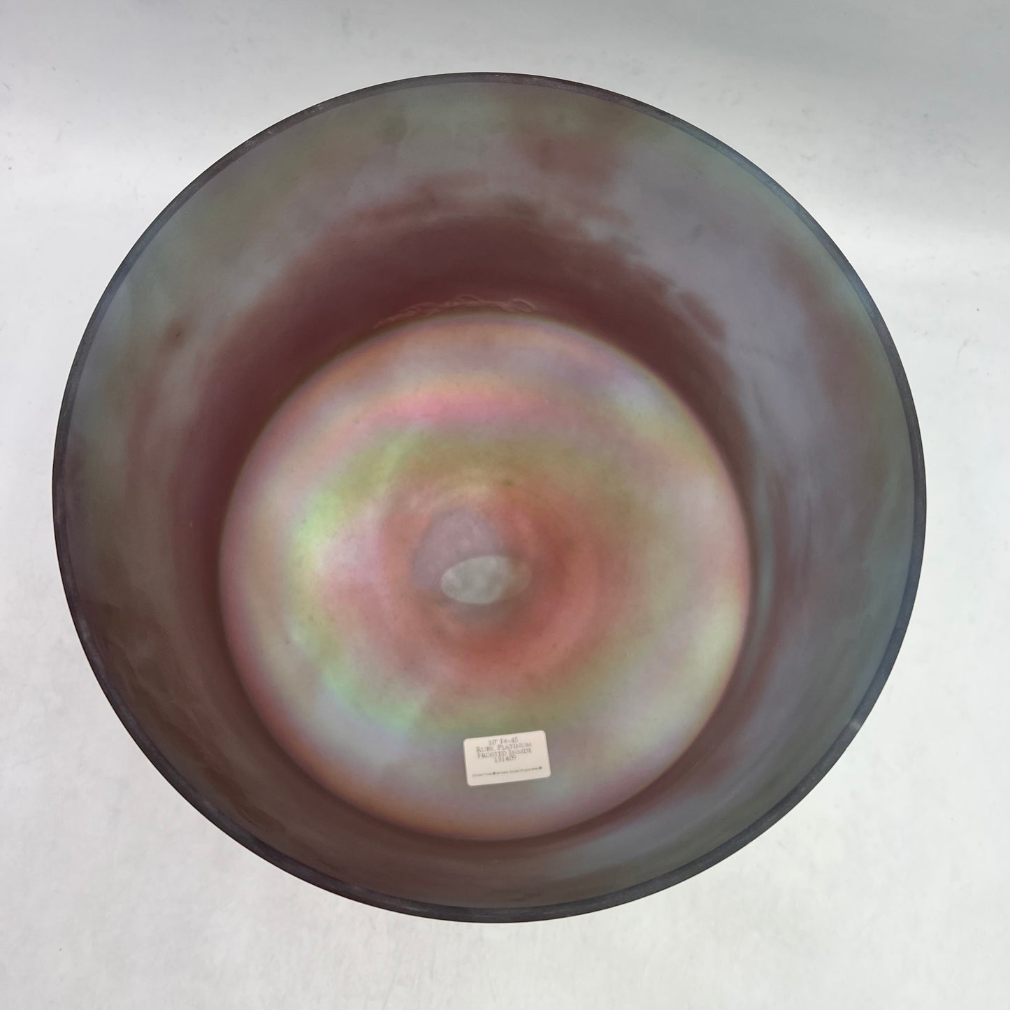 10" F#+45 Ruby, Platinum