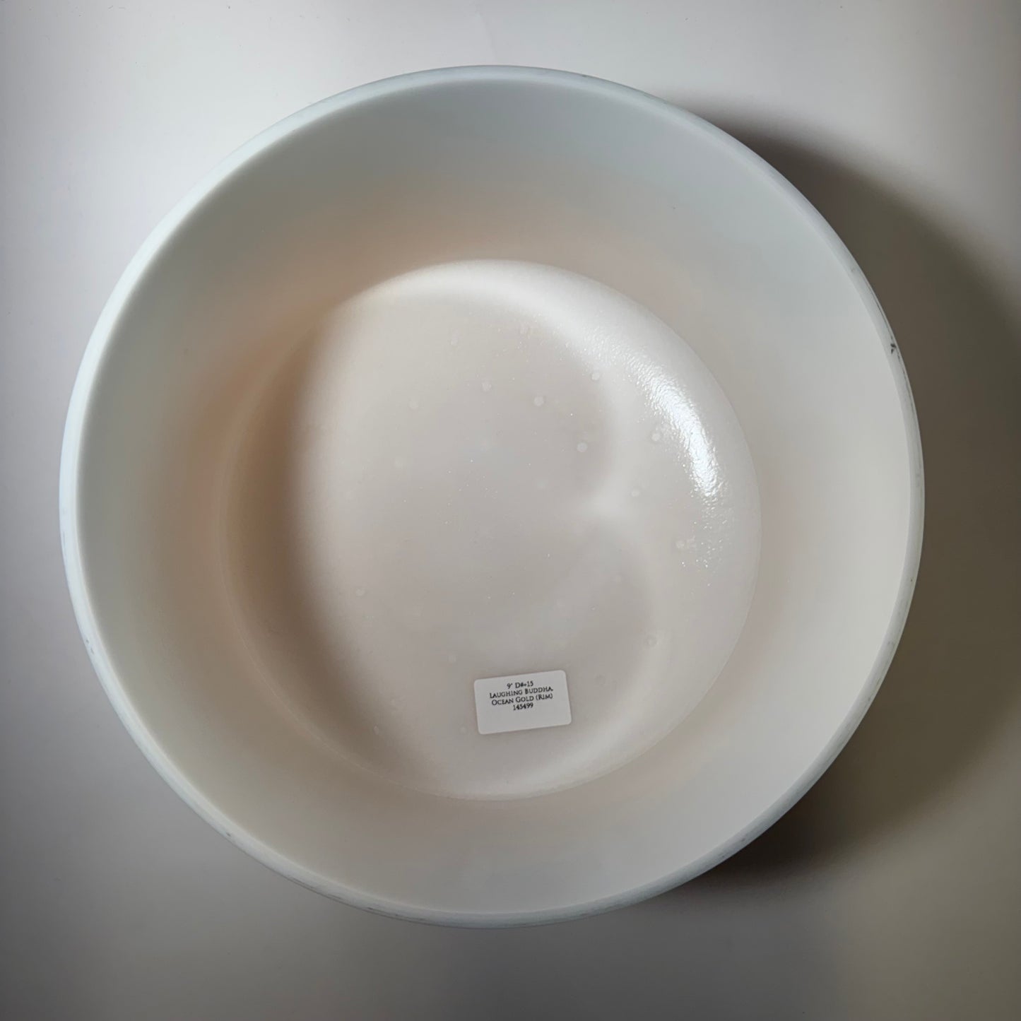 9" D# +15 LAUGHING BUDDHA, OCEAN GOLD (RIM)