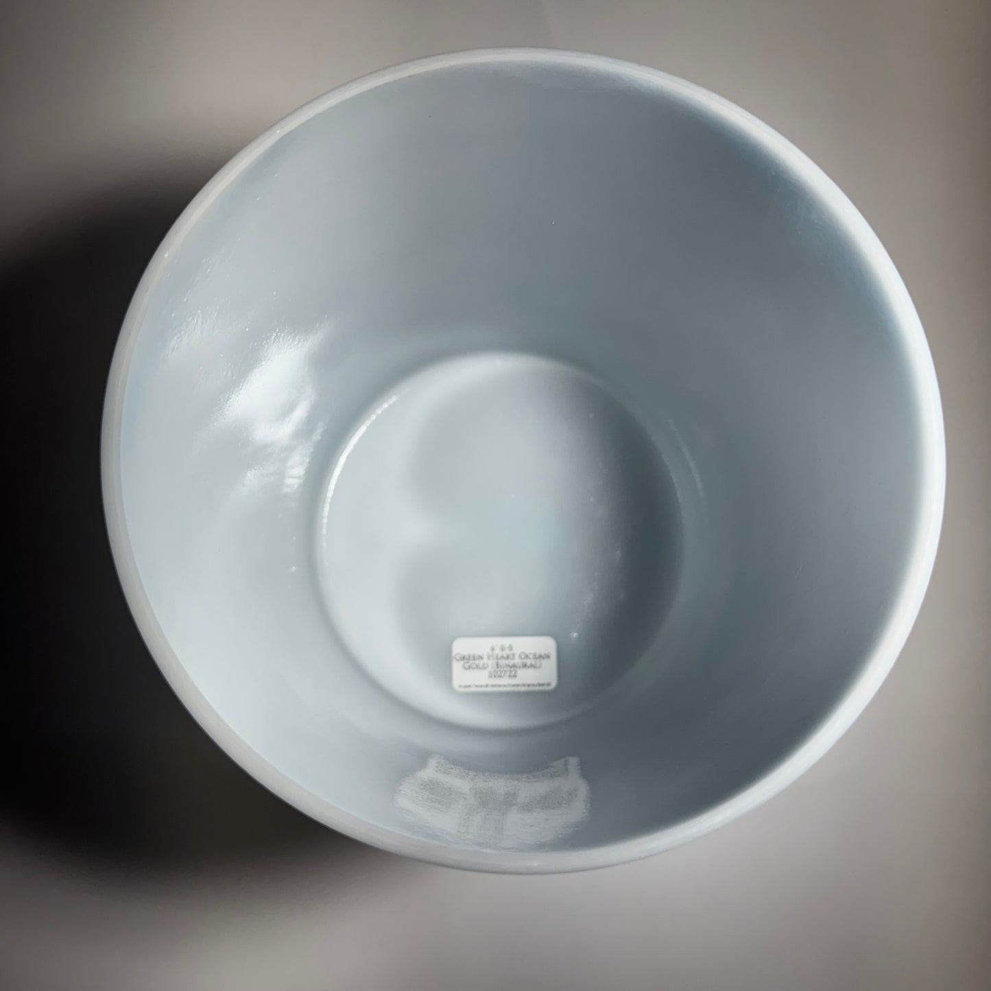 6" G-5 GREEN HEART OCEAN GOLD (BINAURAL) BOWL