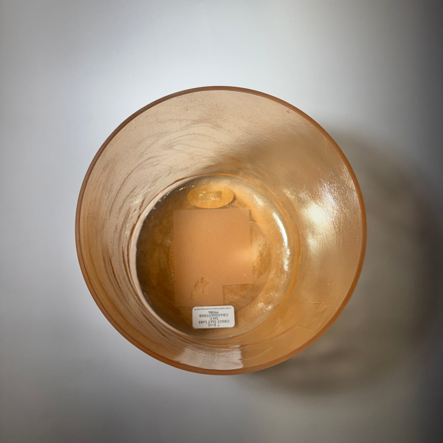 7" E+40 GREAT SALT LAKE SALT, GRANDMOTHER BOWL