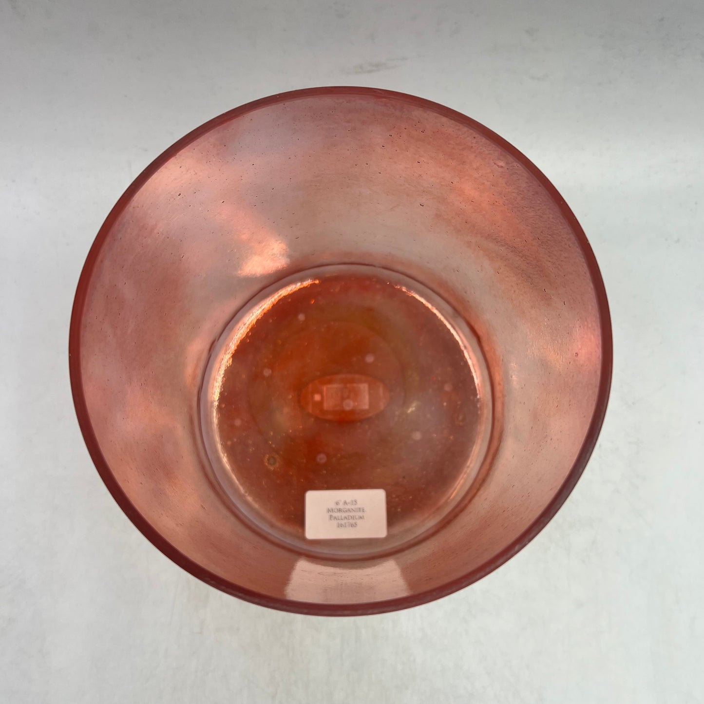 6" A+15 Morganite, Palladium