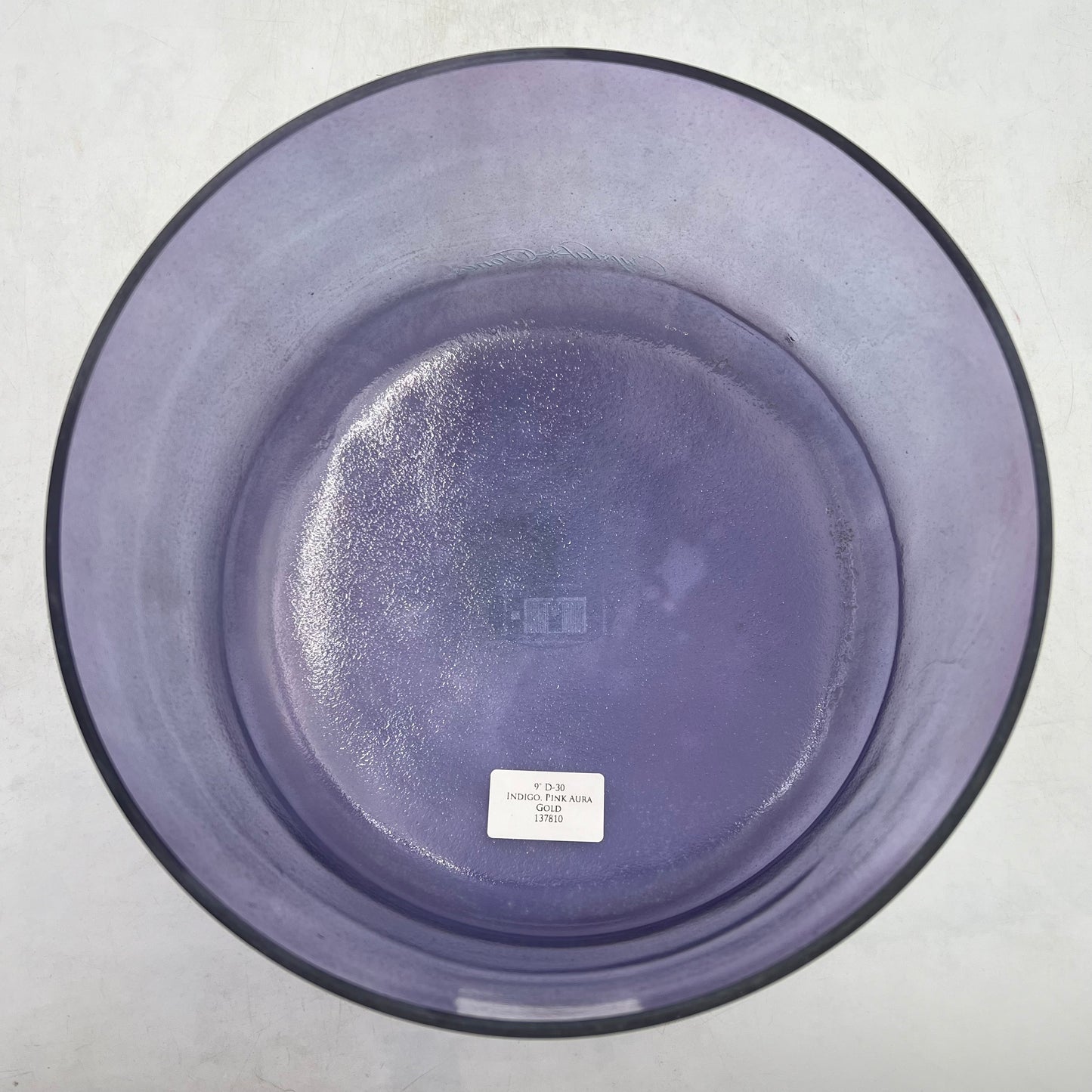 9" D-30 INDIGO, PINK AURA GOLD