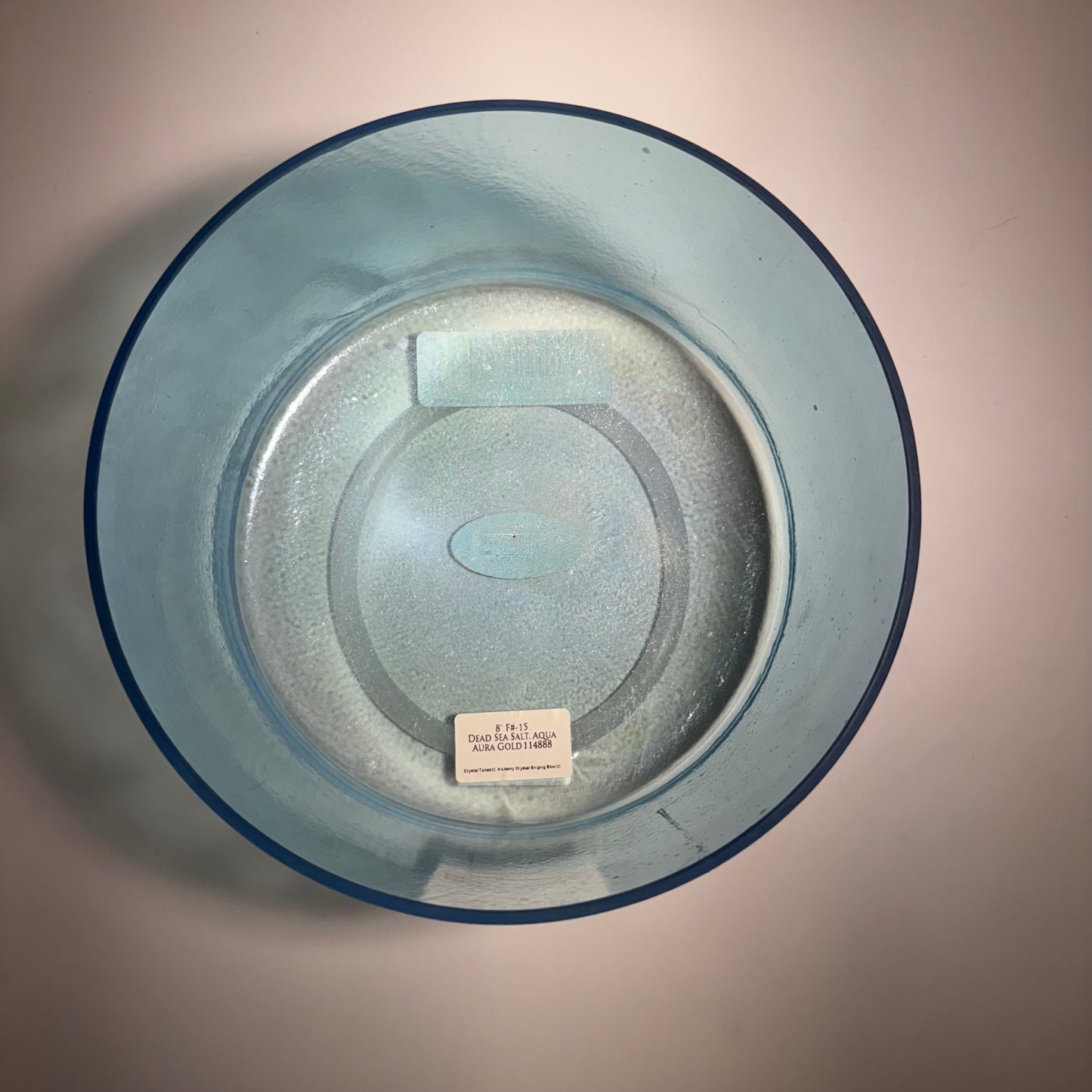 8" F#-15 DEAD SEA SALT, AQUA AURA GOLD