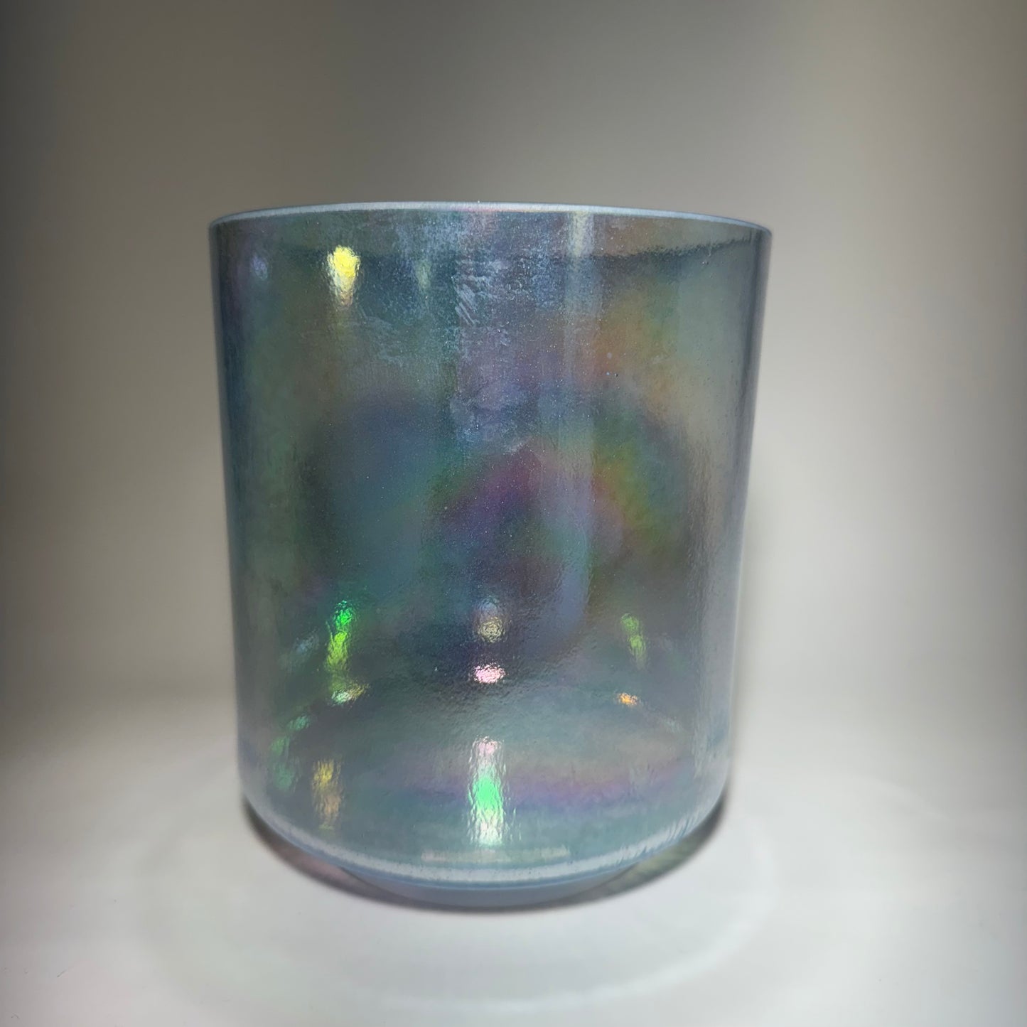 6" A#-5 ANDROGYNOUS INDIUM, PLATINUM (INSIDE) BOWL