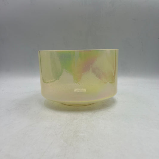 9" E-20 CITRINE PLATINUM FROSTED RIM INSIDE