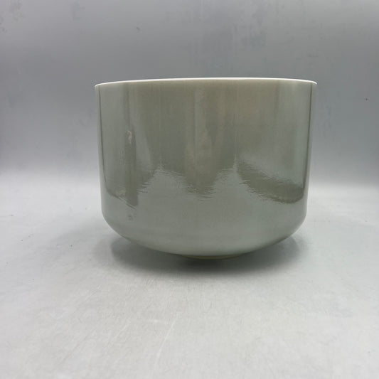 10" C-40 GREEN HEART ANGEL GOLD FROSTED INSIDE