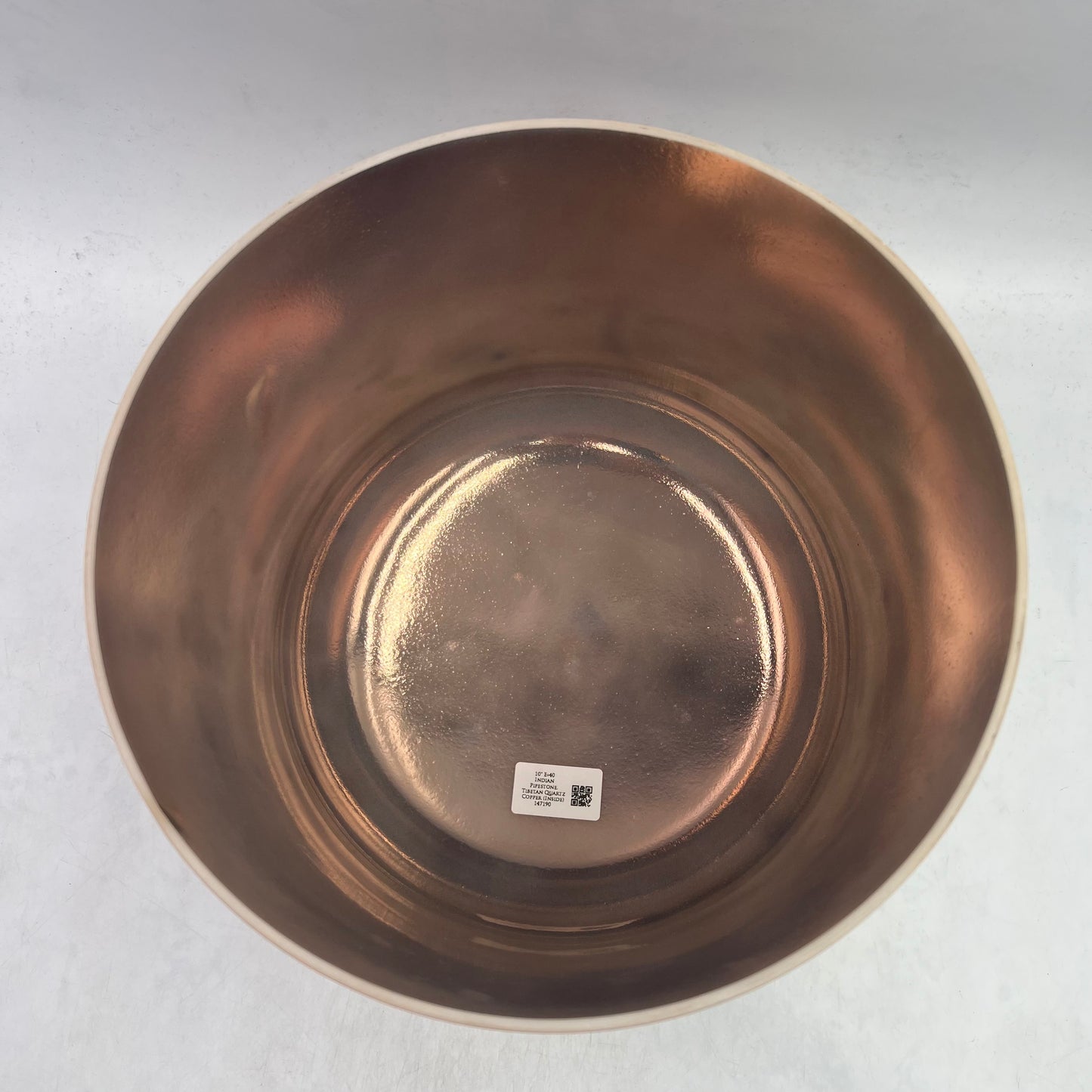 10" E+40 INDIAN PIPESTONE, TIBETANQUARTZ COPPER (INSIDE)