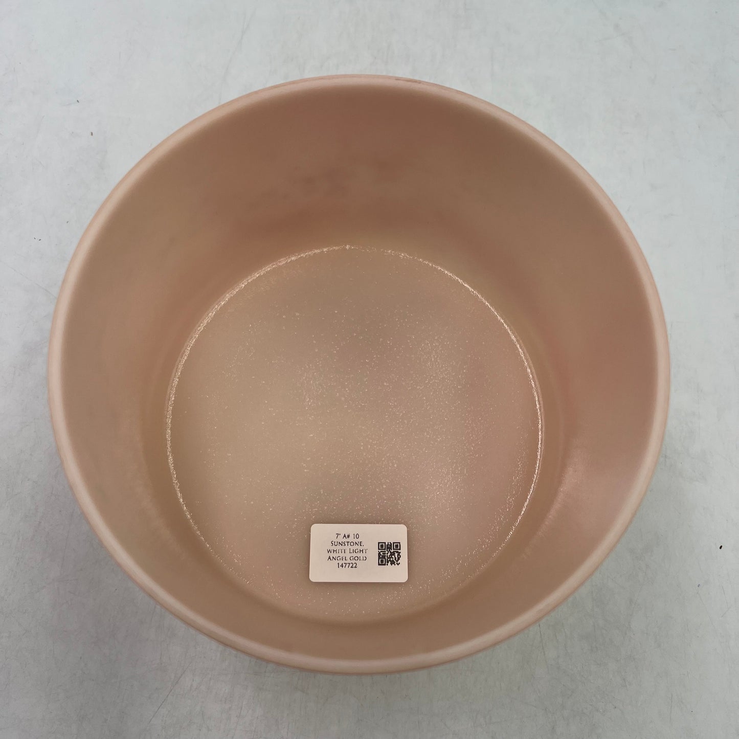7" A#-10 SUNSTONE, WHITE LIGHT ANGEL GOLD
