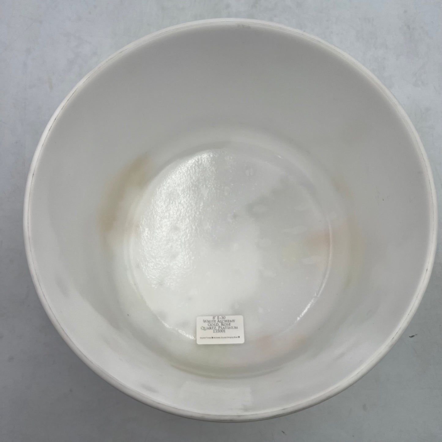 8” E+30 WHITE ALCHEMY GOLD, ROSE QUARTZ ,PLATINUM