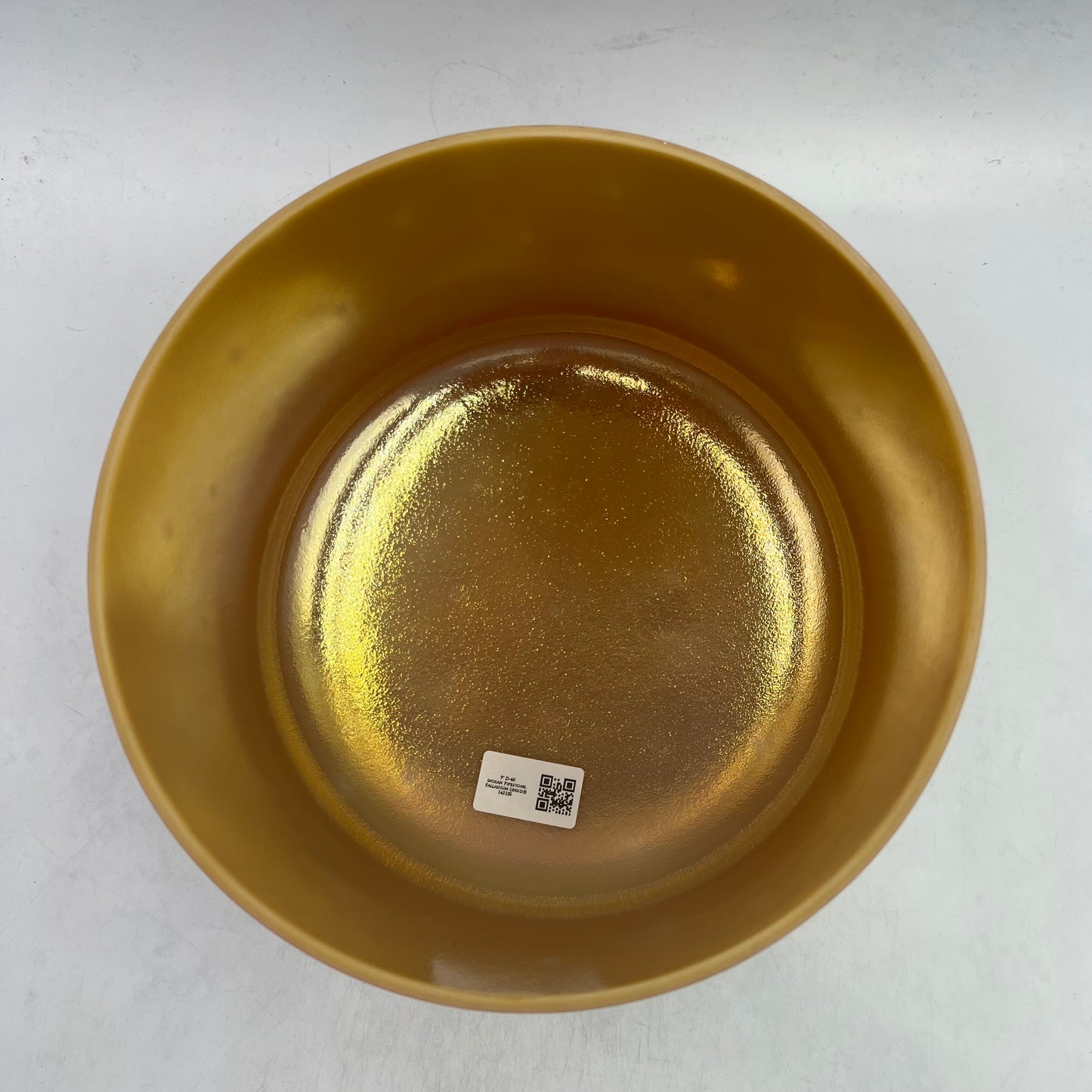 9" D-40 INDIAN PIPESTONE, PLATINUM (INSIDE)