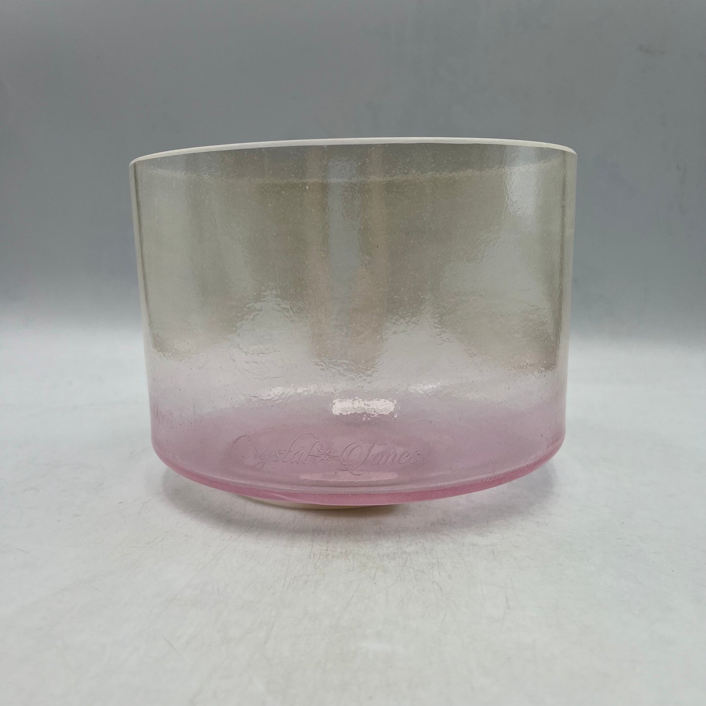 8" E-20 SACRED FEMININE KUDAKA ISLAND SALT LEMON AURA GOLD,PINK AURA GOLD BASE