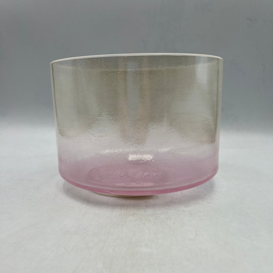 8" E-20 SACRED FEMININE KUDAKA ISLAND SALT LEMON AURA GOLD,PINK AURA GOLD BASE