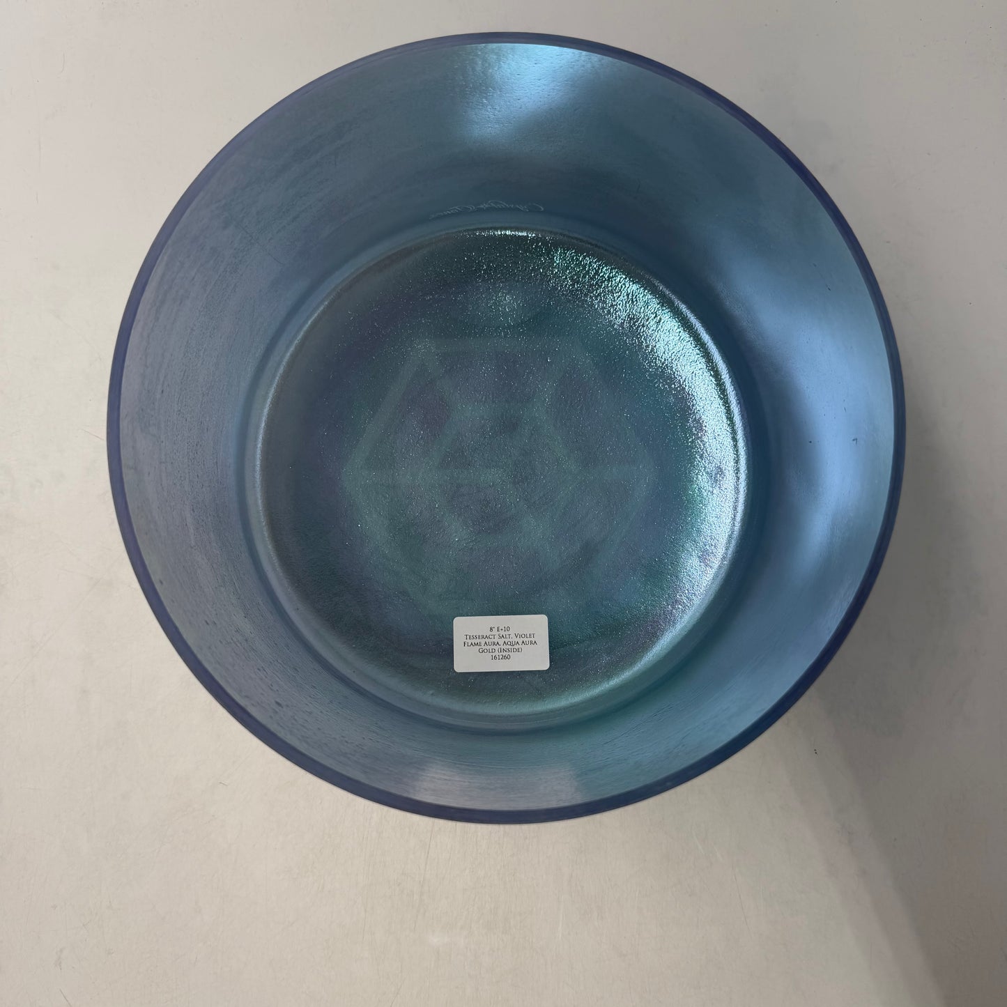 8" E+10 TESSERACT SALT, VIOLET FLAME AURA, AQUA AURA GOLD
