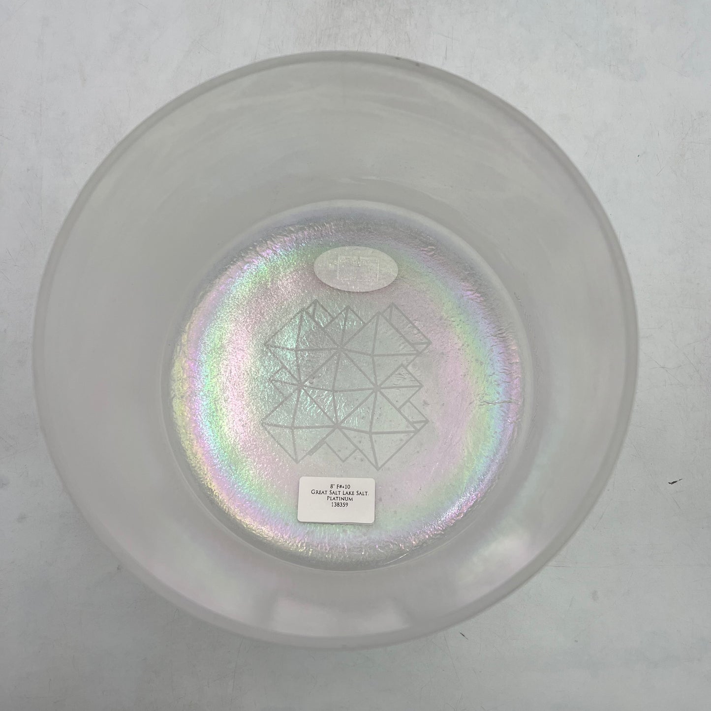 8" F#+10 GREAT SALT LAKE SALT, PLATINUM