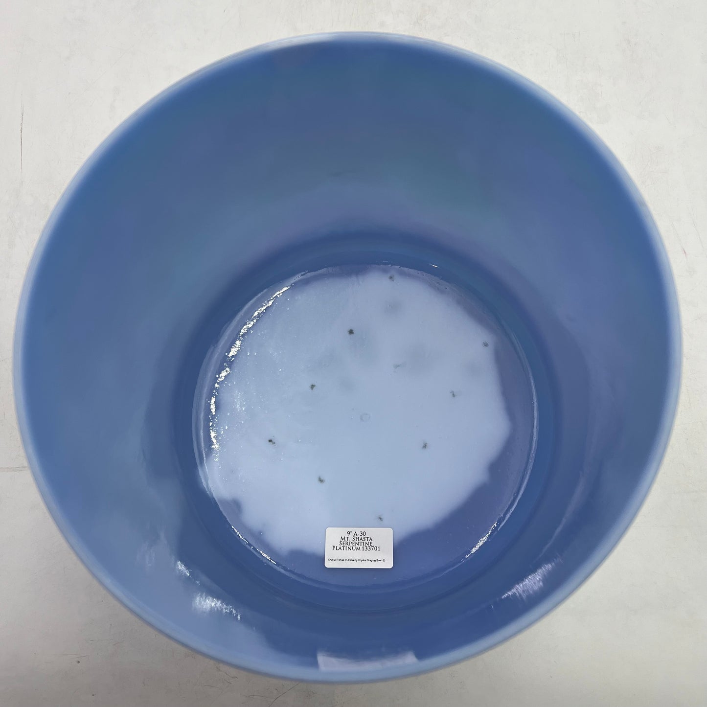 9" A-30 MT. SHASTA SERPENTINE, PLATINUM