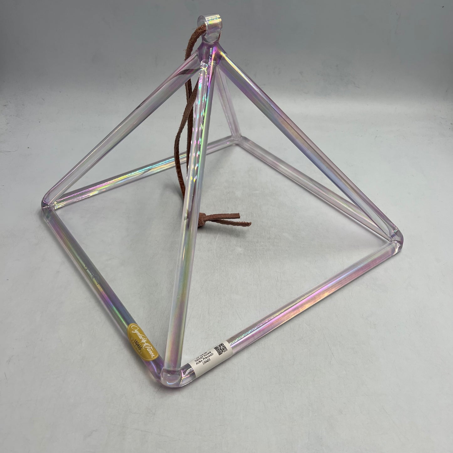 12" G#+40 Violet Flame Aura Pyramid
