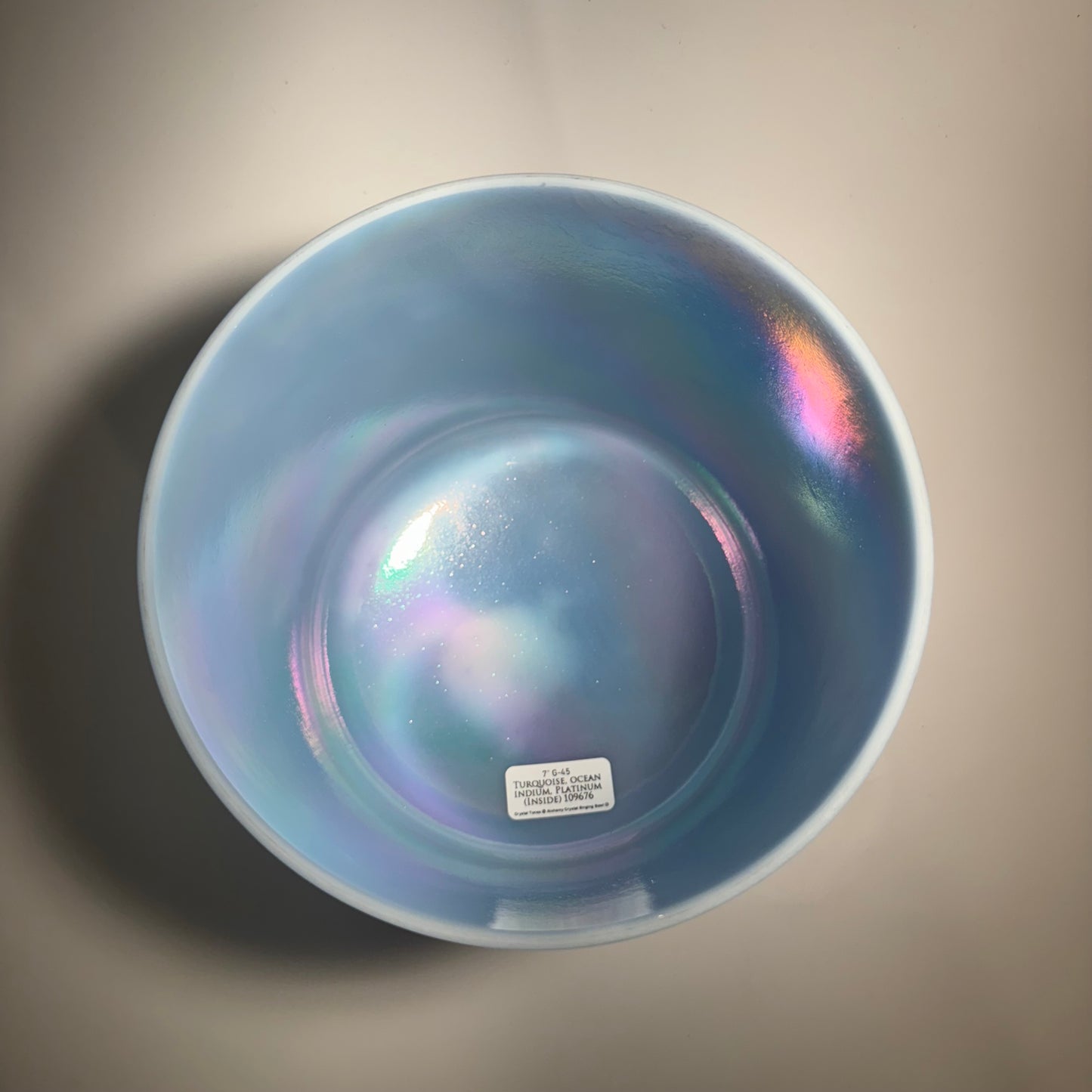 7" G-45 TURQUOISE, OCEAN INDIUM, PLATINUM (INSIDE)