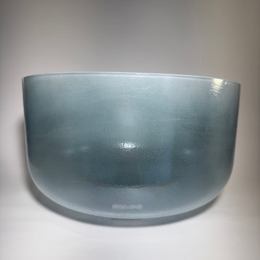 12" A0 Green Heart Aura Gold Frosted Rim Inside