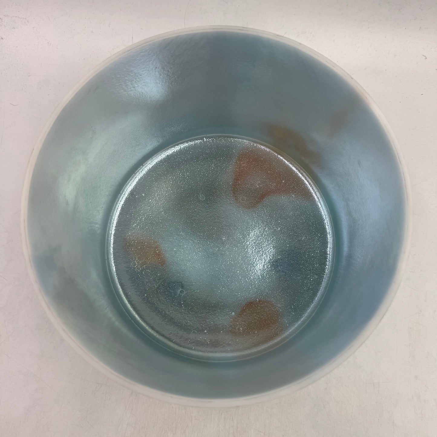 8" G+45 Mt.Shasta Serpentine, Sedona Red Rock, Ocean Gold Inside