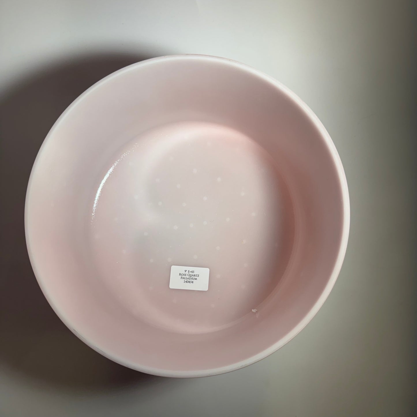 9" E+45 ROSE QUARTZ PALLADIUM