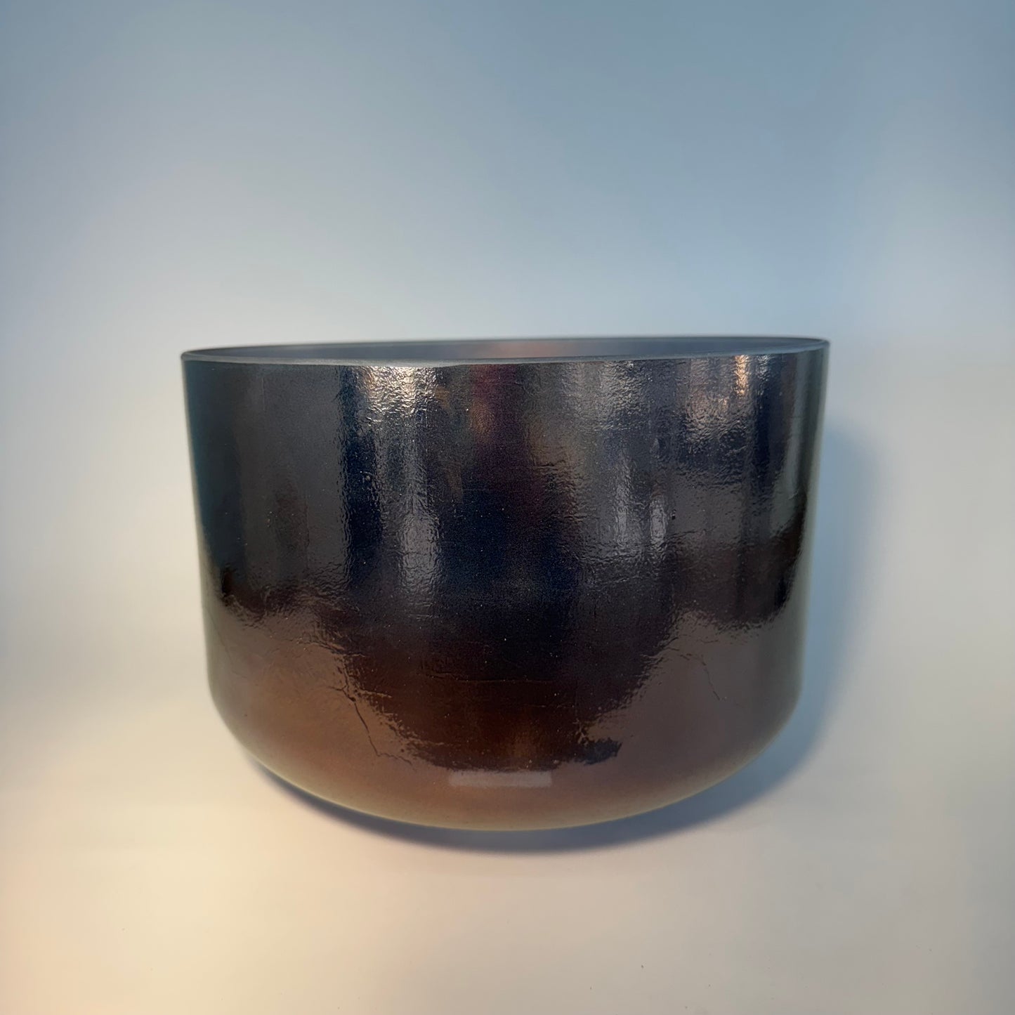 10" B+15 Tibetan Quartz Copper Frosted Rim  (Inside)